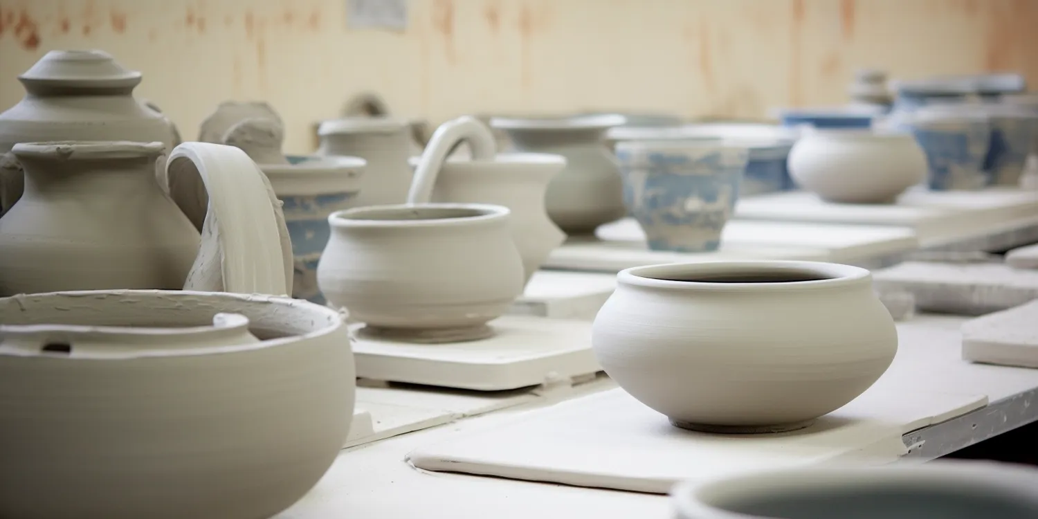 Sprzęt na warsztatach z ceramiki