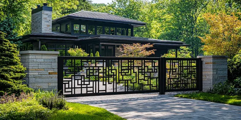 Aluminium Zaun Polen